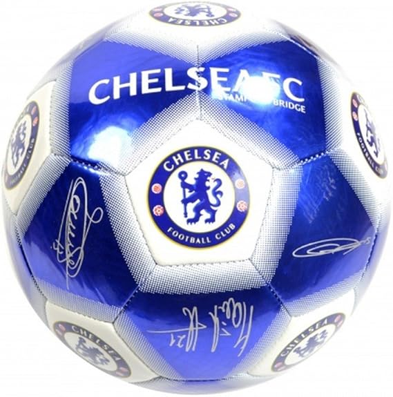 Chelsea FC Ball (Size 5 UK) (Signature) Amazon.co.uk Clothing