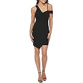 Guess Womens Assym Sheath Dress