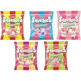 Squashies Drumstick Candies 5 PACK - Includes Original Raspberry &amp; Milk, Bubblegum, Strawberry &amp; Cream, Sour Cherry &amp; Apple, Rhubarb &amp; Custard Flavour 120G * UK IMPORT*