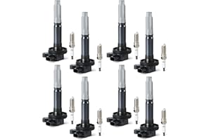 DEEGOOLY 8PCS UF-622 Ignition Coils Pack & 91276 Iridium Spark Plugs Compatible with Ford F150 2011-2016, Mustang 2011-2015, 5.0L Replace#UF622 DG-542