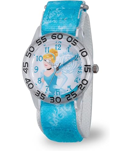 Amazon.com: Disney Princess Kids' Plastic Time Teacher Analog