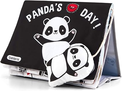 black and white soft baby books