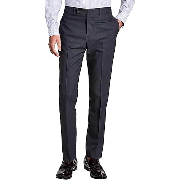 Calvin Klein Men's Modern Fit Dress Pants | Suit Pants for Men |  Performance Stretch Fabric, Flat Front, Ready-to-Wear, Multiple Colors at  Amazon Men's Clothing store