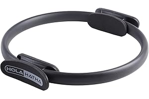 HolaHatha Pilates Ring Magic Circle Cardio Strength Workout Equipment for Beginner and Advanced Yoga, Weight Loss, and Full Body Toning