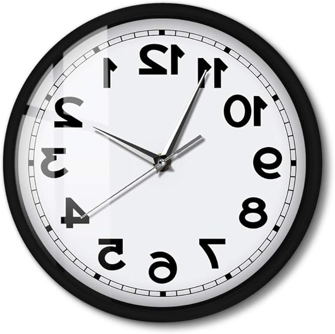 AntiClockwise Clock Clock Furnishing Accessories Home Sound Activated