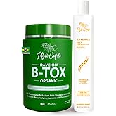 I Belli Capelli Ravenna Organic B-tox Hair Treatment Kit- 1kg/35.02 oz Hair B-tox + 300ml/10.1 fl.oz Anti-Residue Shampoo