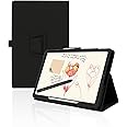 for XP-Pen Magic Note Pad 10.95 Inch Android Tablet Case,BOVUGAC Folding Stand Protective Cover with Pencil Holder and Wrist