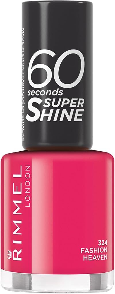 Rimmel 60 Seconds Super Shine Nail Polish Fashion Heaven 8ml