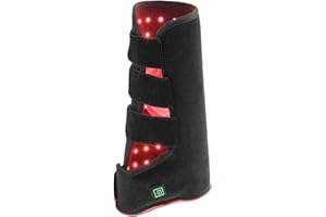 Red Light Belt for Horse Leg, 850nm Infrared ＆ 660nm LED Red Light Wrap, Wearable Portable Infrared for Horse Muscle, Right
