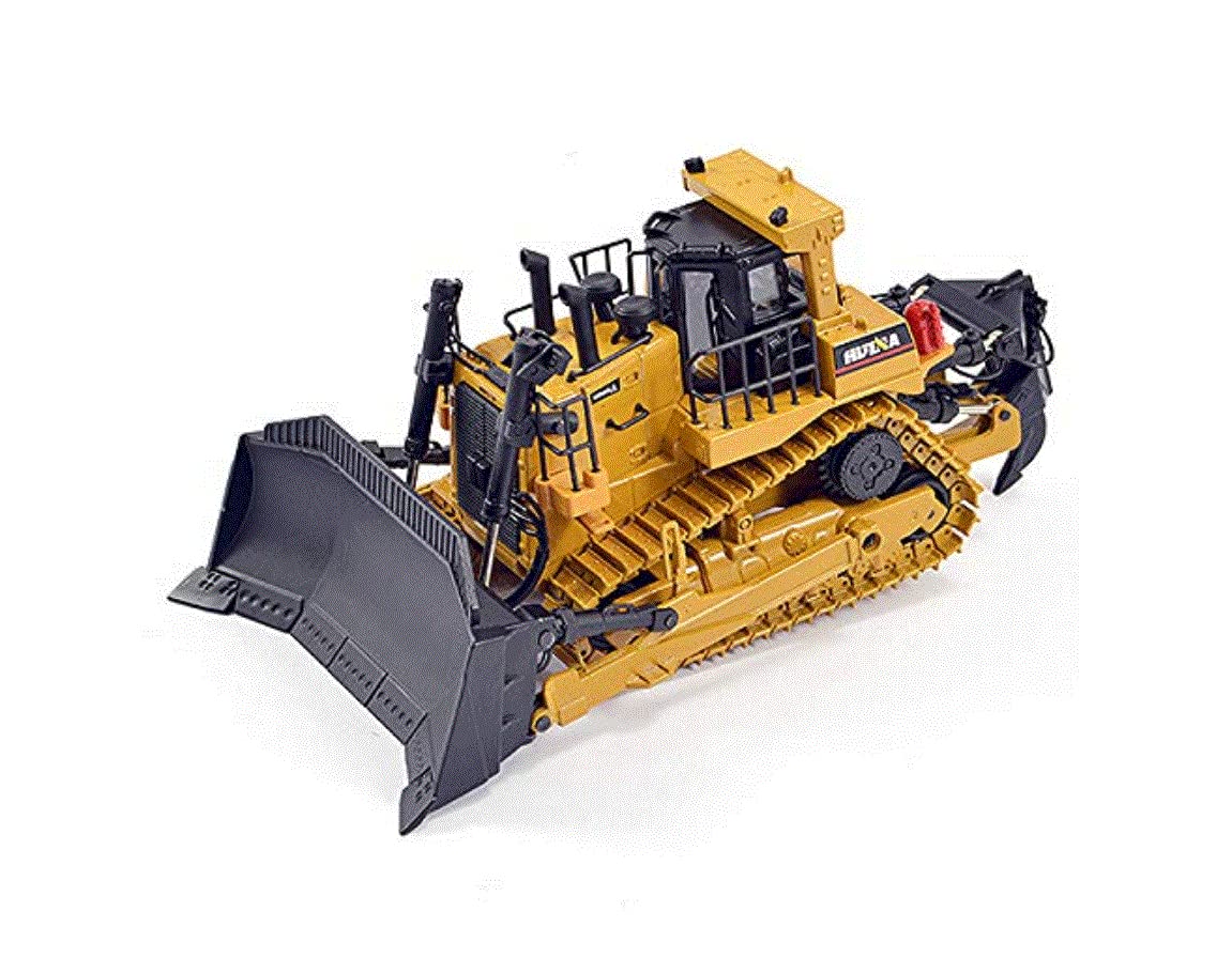 Huina 1/50 Diecast Bulldozer Earthmover Static Model