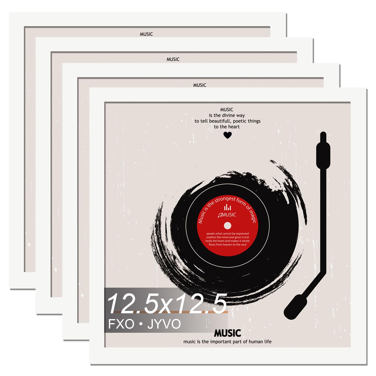 Fxojyvo Vinyl Record Frame for the Wall Display