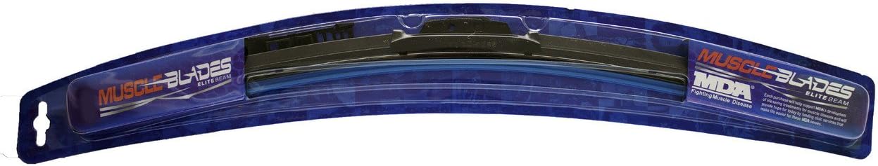 Muscle Blades - EliteBeam All Season Beam Windshield WIper Blade Premium OEM Style Winter and Rain Performance (15")