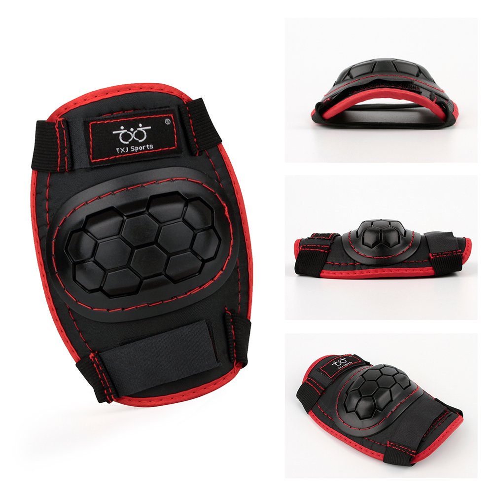 KUKOME Kids Child Rollerblades Elbow Knee Pads with Wrist Guards for