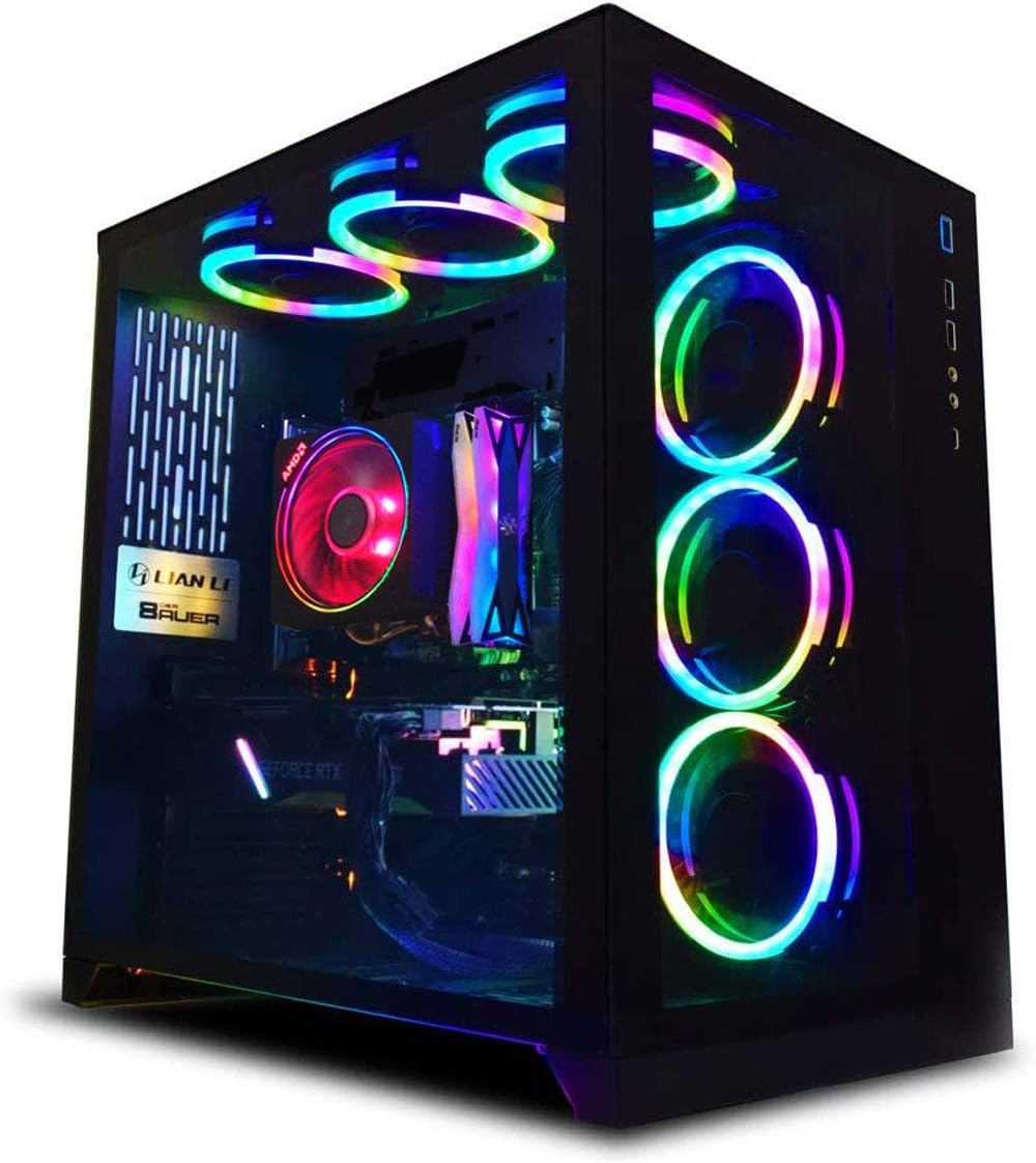 ADMI Ultra RGB Gaming PC: AMD Ryzen 7 3700X Eight Core, RTX 2070 SUPER 8GB, 16GB RGB 3200MHz, 240GB SSD + 2TB HDD, Lian Li PC-O11 Dynamic BLACK - Windows 10