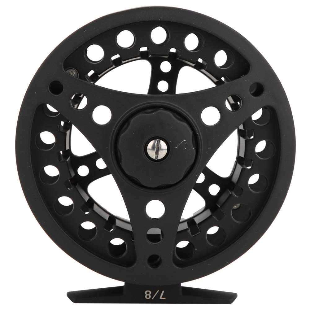 VGEBY Fly Fishing Reel, All-Metal Fly Fishing Wheel Pressure Casting Bearing Gapless Wire Wheel Line Reel Tackle(7/8) Fishing Supplies