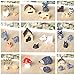 yueton Pack of 10 Sets Miniature Ornament Set for Dollhouse Decor Fairy Garden