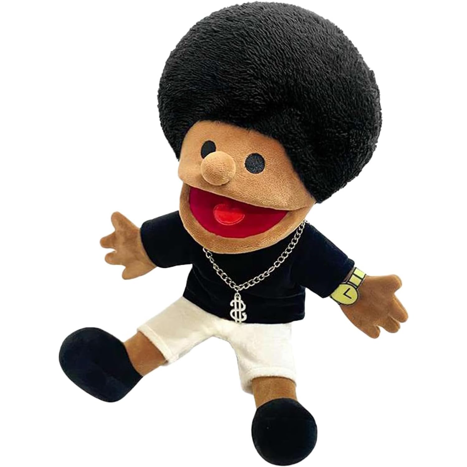 Jeffy Puppet Jeffy Series Hand Puppets Plush Toys Doll, Mischievous Funny Puppets Toy Hand Puppet with Working Mouth for Play House, Birthday Christmas Halloween Party Gift for Children (Lil'T)