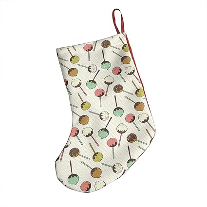 Amazon Com Dididi Yellow White Food Lollipop Christmas Stockings