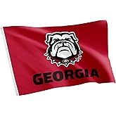 Desert Cactus University of Georgia Flag Bulldogs UGA Dawgs Banners 100% Polyester Indoor Outdoor 3x5 feet Flags (Design 3)
