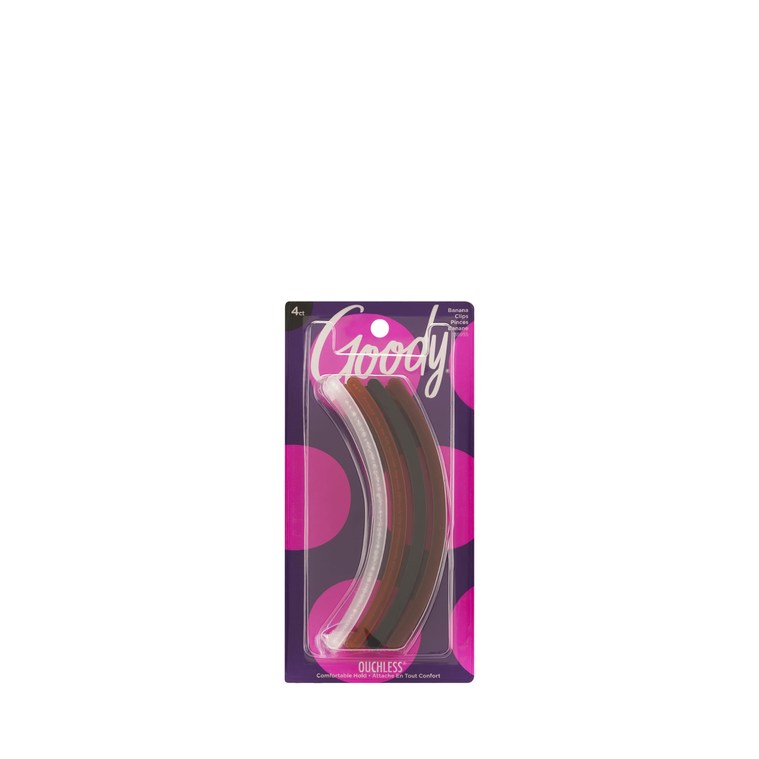 Goody Classics Clincher Comb, 5 Inches, 4 Count by GOODY Products- A Newell Rubbermaid Company