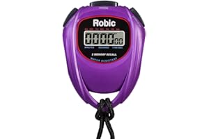 Robic 429-67991 Easy to Use High Presision Stopwatch, Purple
