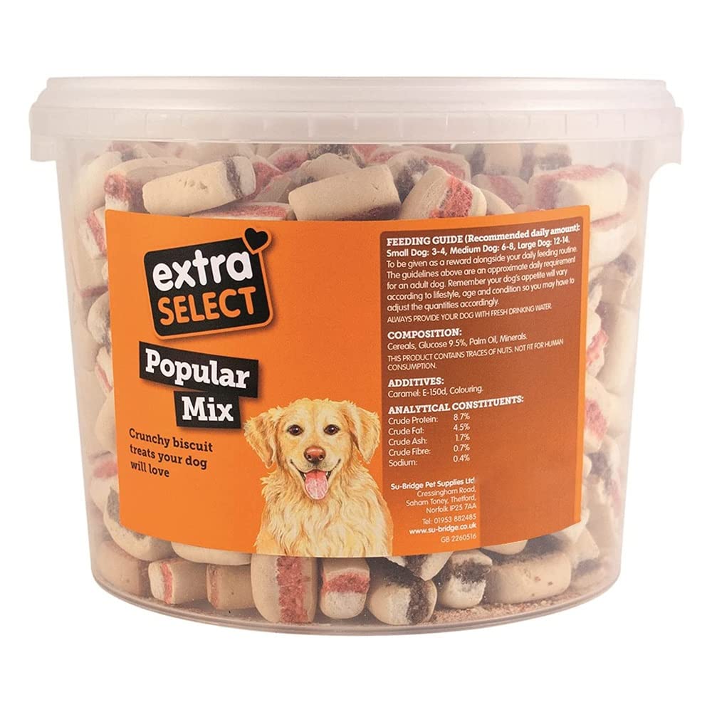 Extra Select Popular Mix Dog Treat Biscuits, 3 Litre
