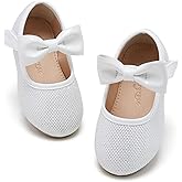 Flaryzone Toddler/Little Girls' Ballerina Flat Mary Jane Princess Dress Shoes - Wedding School Party
