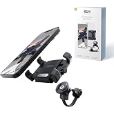 SP CONNECT Universal Bicycle Mobile Phone Holder | Smartphone Bracket Mount for Mountain &amp; Road Bikes Patented Twist Lock, Strong Clamp-Grip | SPC+