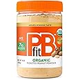 PBfit 15 Ounce Organic Peanut Butter Powder, Powdered Peanut Spread from Real Roasted Pressed Peanuts, 7g of Protein 7% DV, Gluten-Free, 60 calories, 87% less fat (Pack of 1)