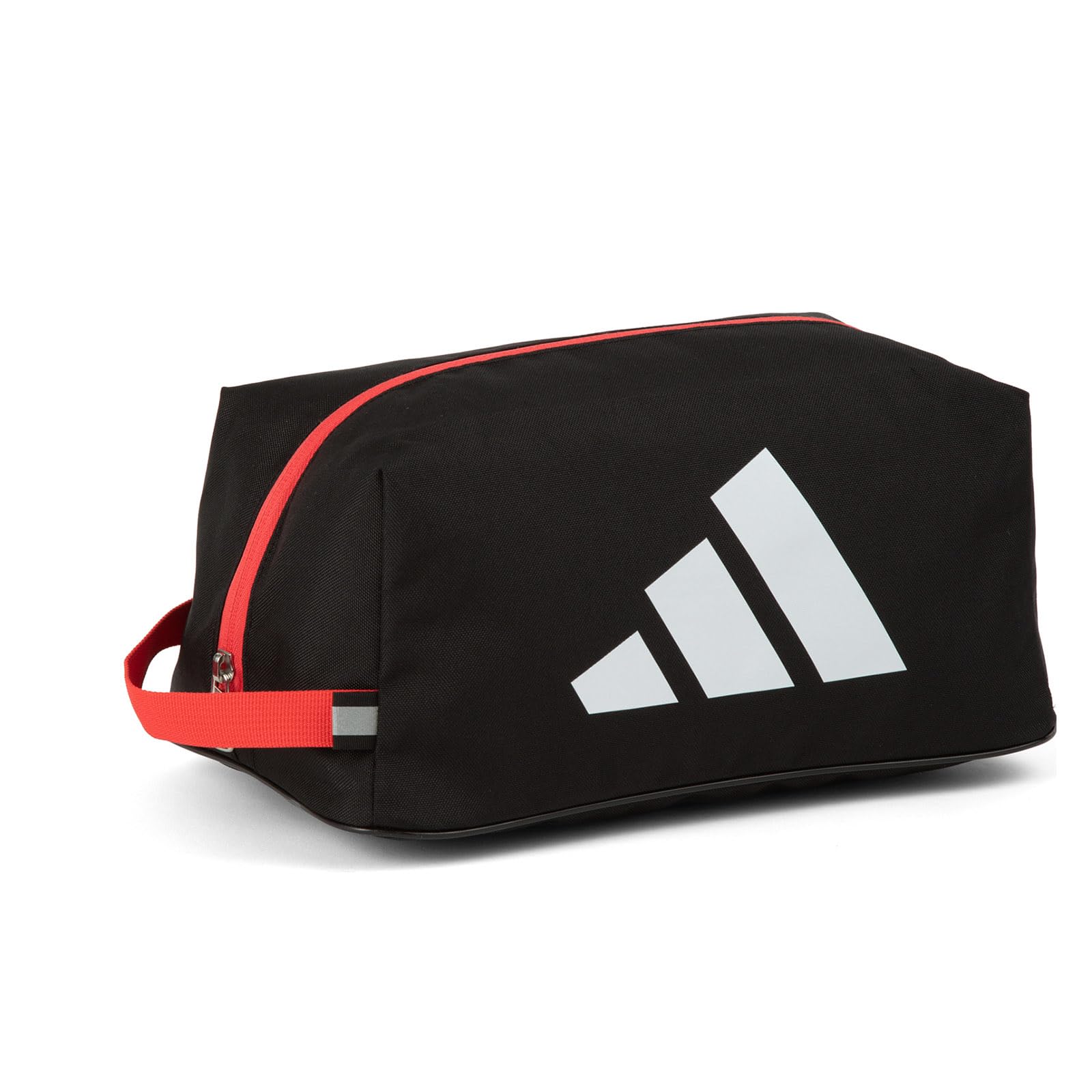 [アディダス] シューズケース 上履き入れ シューズバッグ スポーツ シューズ入れ シューズ収納 靴袋 シューズ袋 体育館履き入れ ゴルフNo.66003 キッズ 66003 ブラック H30×W18×D6cm商品画像