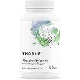 THORNE - Phosphatidylserine (Formerly Iso-Phos) - Cortisol Management Support - Phosphatidylserine Isolate Supplement to Support Brain Function* - 60 Capsules - 60 Servings