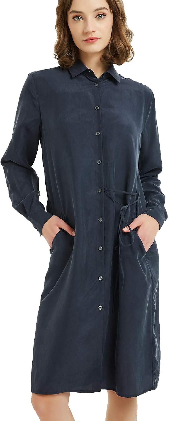 black silk dress shirt womens