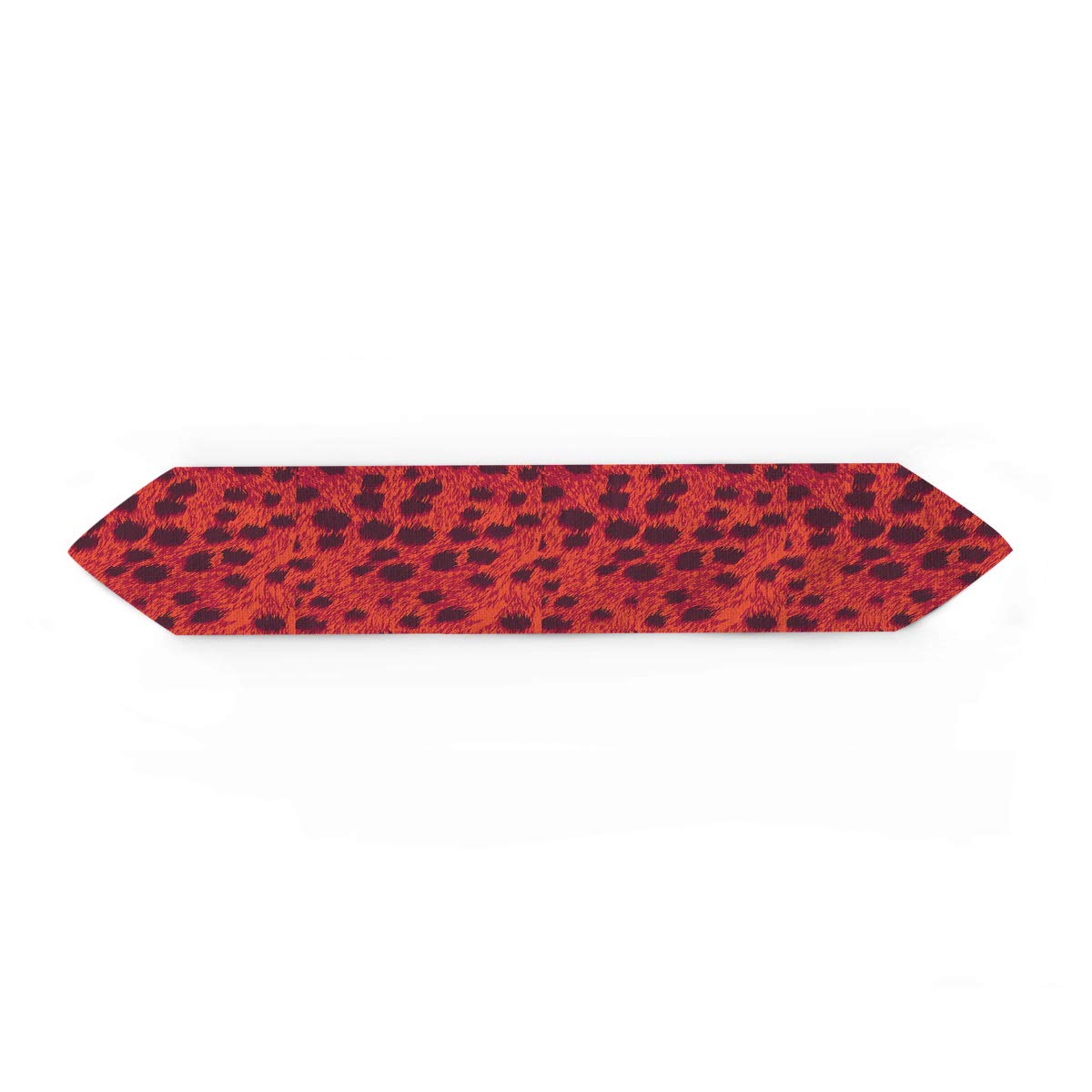 Amazoncom Linen Burlap Table Runner Dresser Scarves Red Leopard