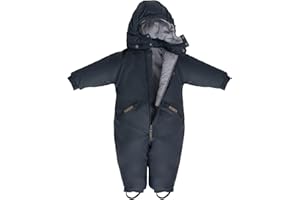 OAKI Snow Suit Kids - Toddler Snowsuit - One Piece Rain/Snow Jacket/Pant for Girls & Boys