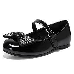 K KomForme Girl's Ballet Flats Non-Slip Soft Mary