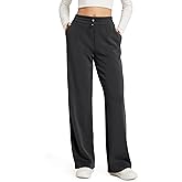 ODODOS Women's Modal Soft Wide Leg Pants with Pockets Adjustable Shockcord High Waist Casual Lounge Pants-27/29/31" Inseam