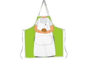 JXGZSO Burgers Inspired Gift Bob Belcher Waterproof Apron Burgers Fans Gift Bob’s TV Show Apron for Women Men