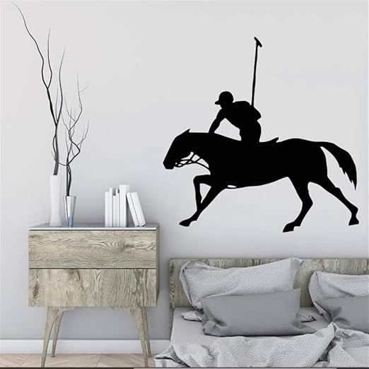 Ajcwhml Equestrian Men Knight Horse Art Design Pintura De Pared