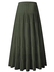 NASHALYLY Women's Chiffon Elastic High Waist