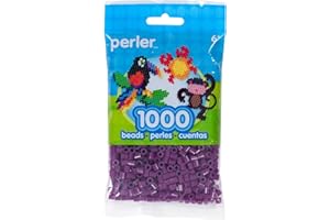 Perler 80-15258 Bulk Fuse Beads for Craft Activities, Mulberry Purple, Small, 1000pcs