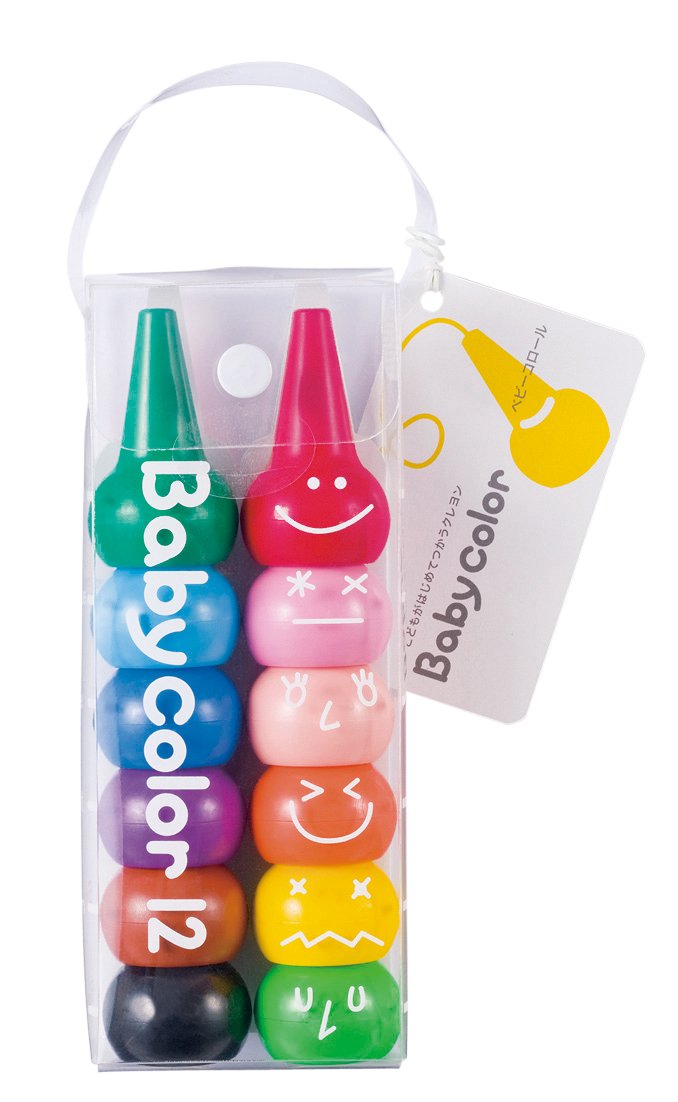 ラングスジャパン(RANGS) キッズデザイン賞受賞 ベビーコロール 12color AP(無害)マーク取得 日本製 汚れにくい 折れにくい 初めてのクレヨンに商品画像