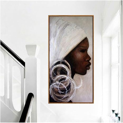 Peint A La Main Portrait Africain Peintures Noir Blanc Afrique Femme Visage Peintures Sur Toile Art Mur Photo Decor A La Maison 50x100 Cm Sans Cadre Amazon Fr Cuisine Maison Peint A La Main Portrait Africain Peintures Noir Blanc Afrique Femme Visage Peintures Sur Toile Art Mur Photo Decor A La Maison 50x100 Cm Sans Cadre Amazon Fr Cuisine Maison