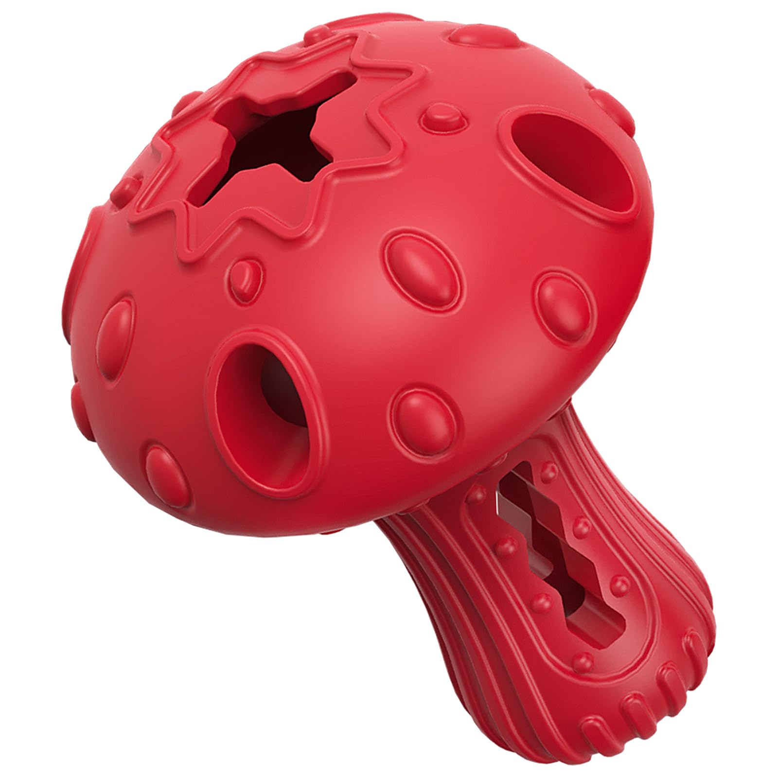 TONGKTAI Dog Toys,Indestructible Rubber Chew Toy for Aggressive Chewers, Interactive Slow Feeder Tough Puzzle Toys Teeth Cleaning for Large & Medium Breed