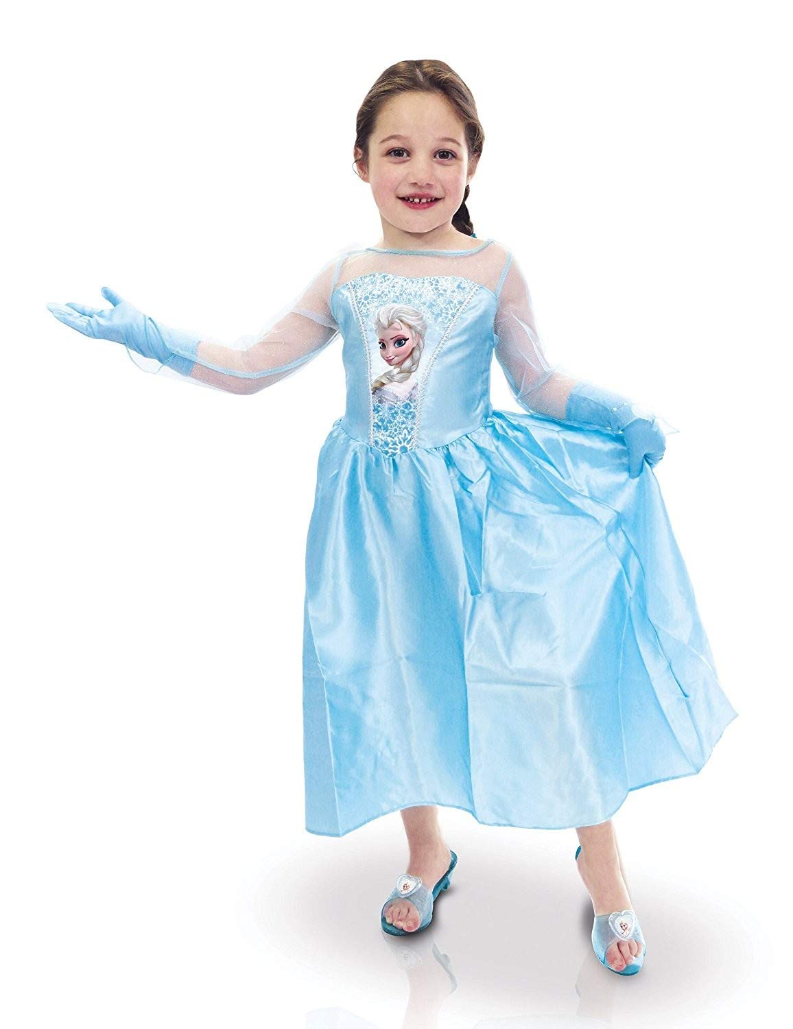 Disney Rubie's Official Elsa Fancy Dress Costume + Accessories - Size L - I-630085L