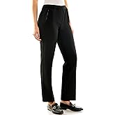 Zac & Rachel Womens Bond 18 Pull on with Faux Zipper Pockets Casual Pantspants