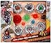 Beyblades #BBG-24 Japanese Zero G Beyblade Ultimate DX Set Thin Chrome Attack / Balance Type