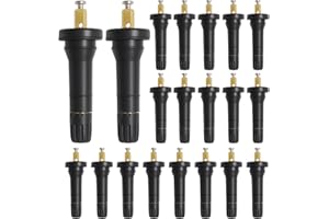 CADUFUELLY 20Pcs TPMS 20008 Rubber Snap-in Tire Valve Stem Replacemen for GM-930A for GMC for Cadillac for Chevrolet Silverad