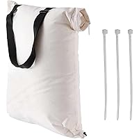 Universal Leaf Vacuum Blower Bag Bottom Debris Dump Bag, Compatible with Leaf Blowers and Ultra Blower Rake, Leaf Blower Bag 