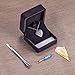 Valyria Heart Cremation Urn Necklace Memorial Keepsake Jewelry - Engraved I used to be his angel, now he's mine