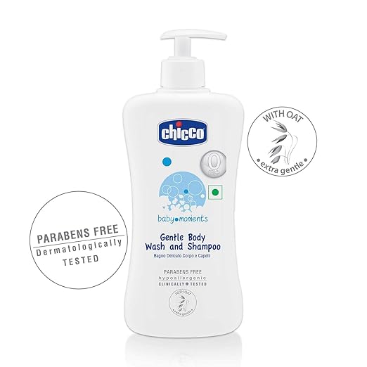 chicco gentle body wash and shampoo 200ml